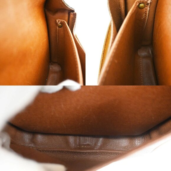 LOUIS VUITTON Cartouchiere MM Shoulder Bag Monogram Leather Brown - Picture 8 of 14